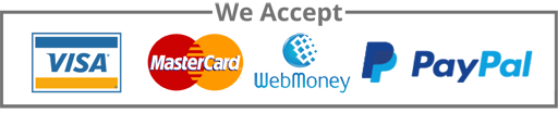 Payment We accept
